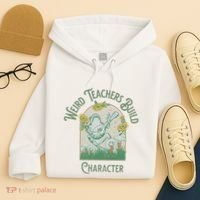 Frog Teacher Weird Teachers Build Character Hoodie thumb 4