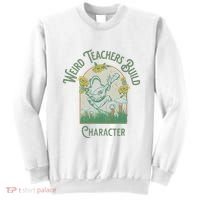 Frog Teacher Weird Teachers Build Character Sweatshirt thumb 0