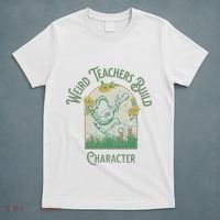 Frog Teacher Weird Teachers Build Character T-Shirt thumb 5