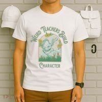 Frog Teacher Weird Teachers Build Character T-Shirt thumb 6