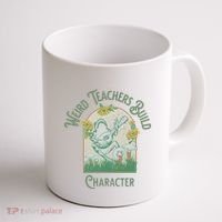 Frog Teacher Weird Teachers Build Character Coffee Mug thumb 1