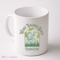 Frog Teacher Weird Teachers Build Character Coffee Mug thumb 0