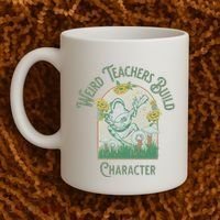 Frog Teacher Weird Teachers Build Character Coffee Mug thumb 2