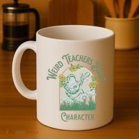 Frog Teacher Weird Teachers Build Character Coffee Mug thumb 4