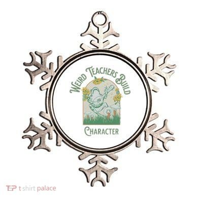 Frog Teacher Weird Teachers Build Character Ornament