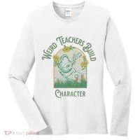 Frog Teacher Weird Teachers Build Character Women's Long Sleeve Shirt thumb 0