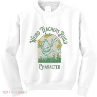 Frog Teacher Weird Teachers Build Character Kids Sweatshirt thumb 0