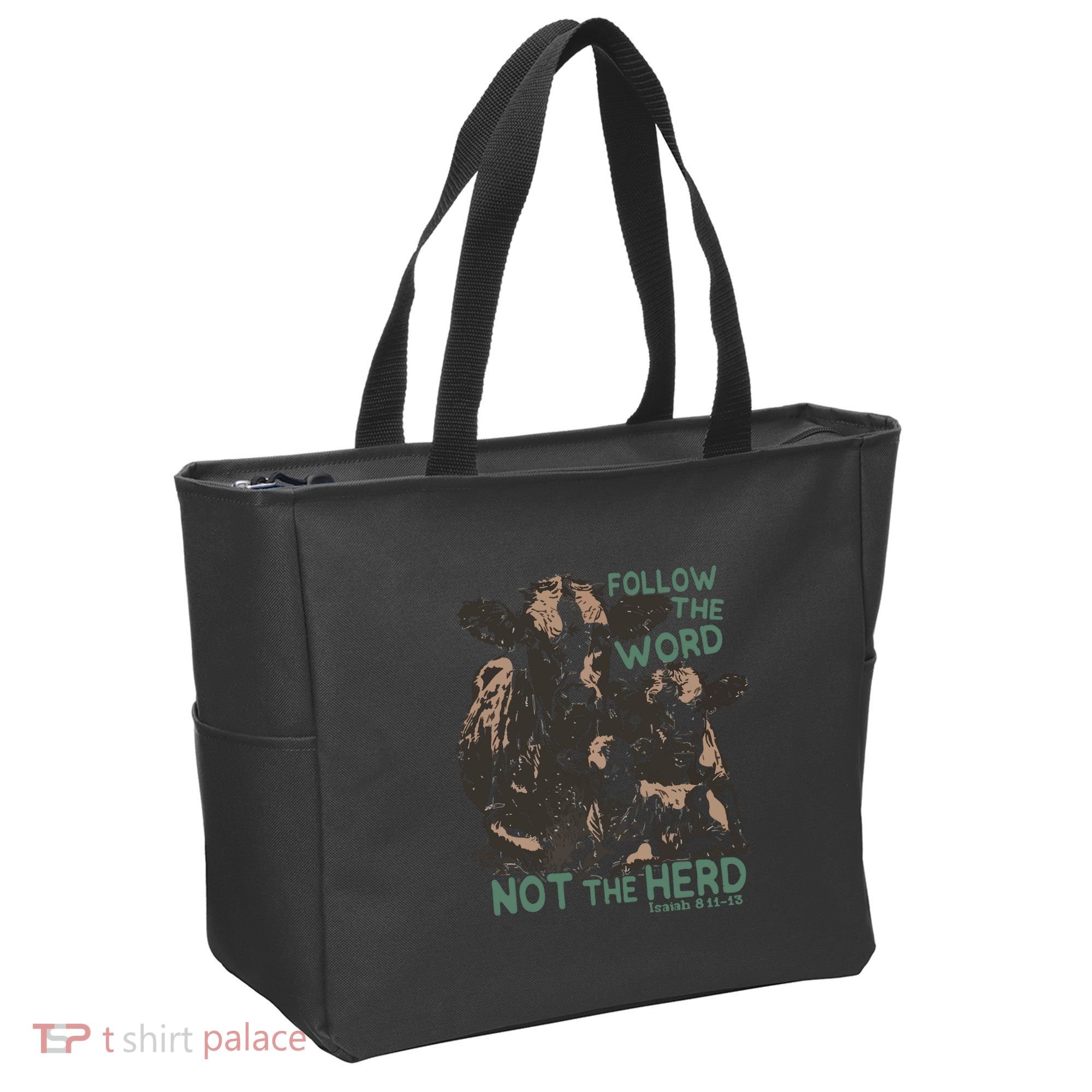 Follow The Word Not The Herd Tote Bag