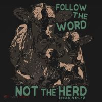 Follow The Word Not The Herd Tote Bag thumb 4