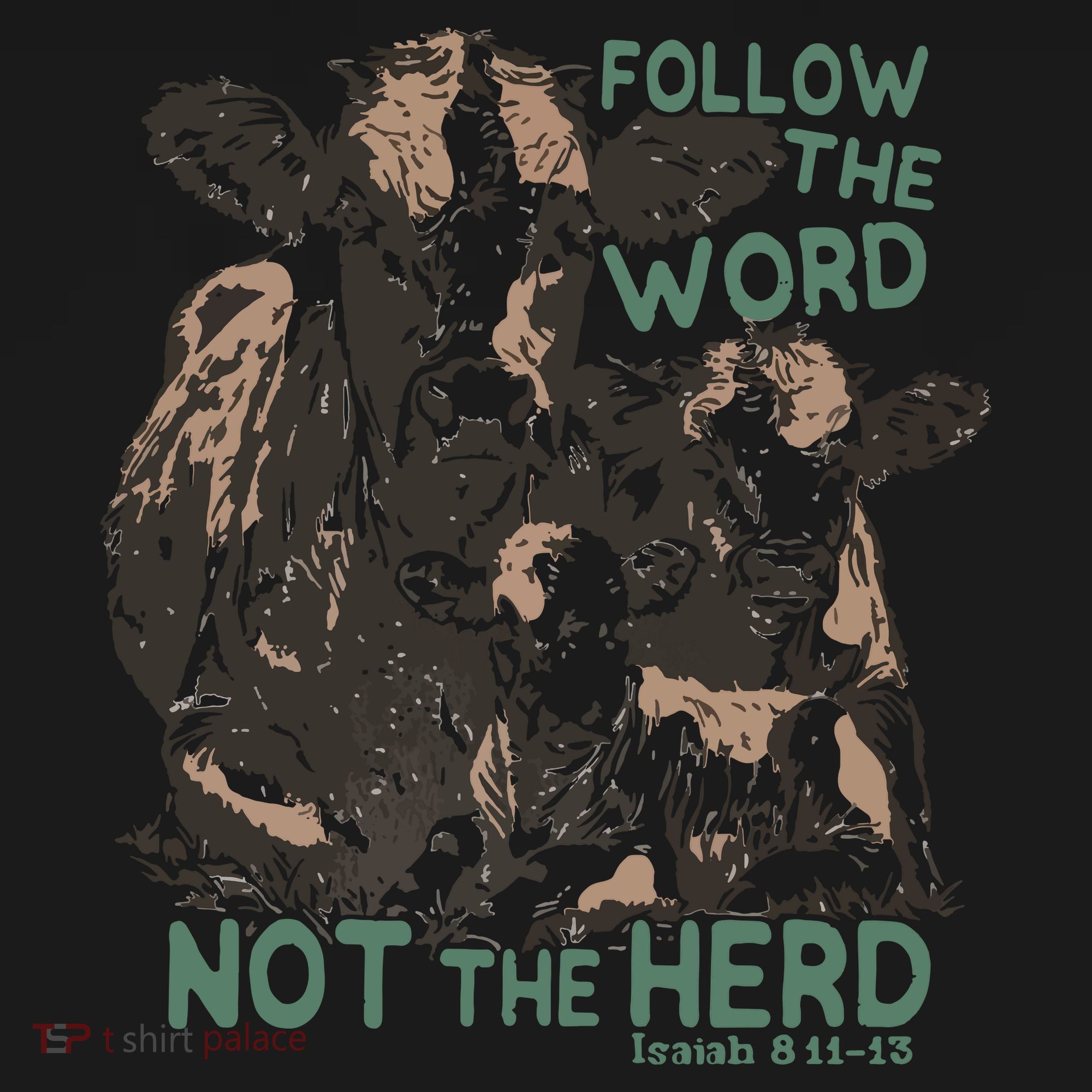 Follow The Word Not The Herd Tote Bag