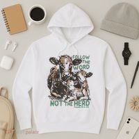 Follow The Word Not The Herd Hoodie thumb 3