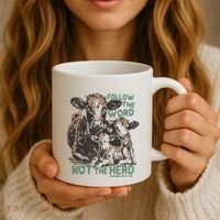Follow The Word Not The Herd Coffee Mug thumb 3