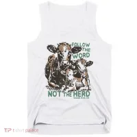 Follow The Word Not The Herd Tank Top thumb 0