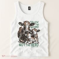 Follow The Word Not The Herd Tank Top thumb 2