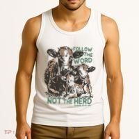 Follow The Word Not The Herd Tank Top thumb 3