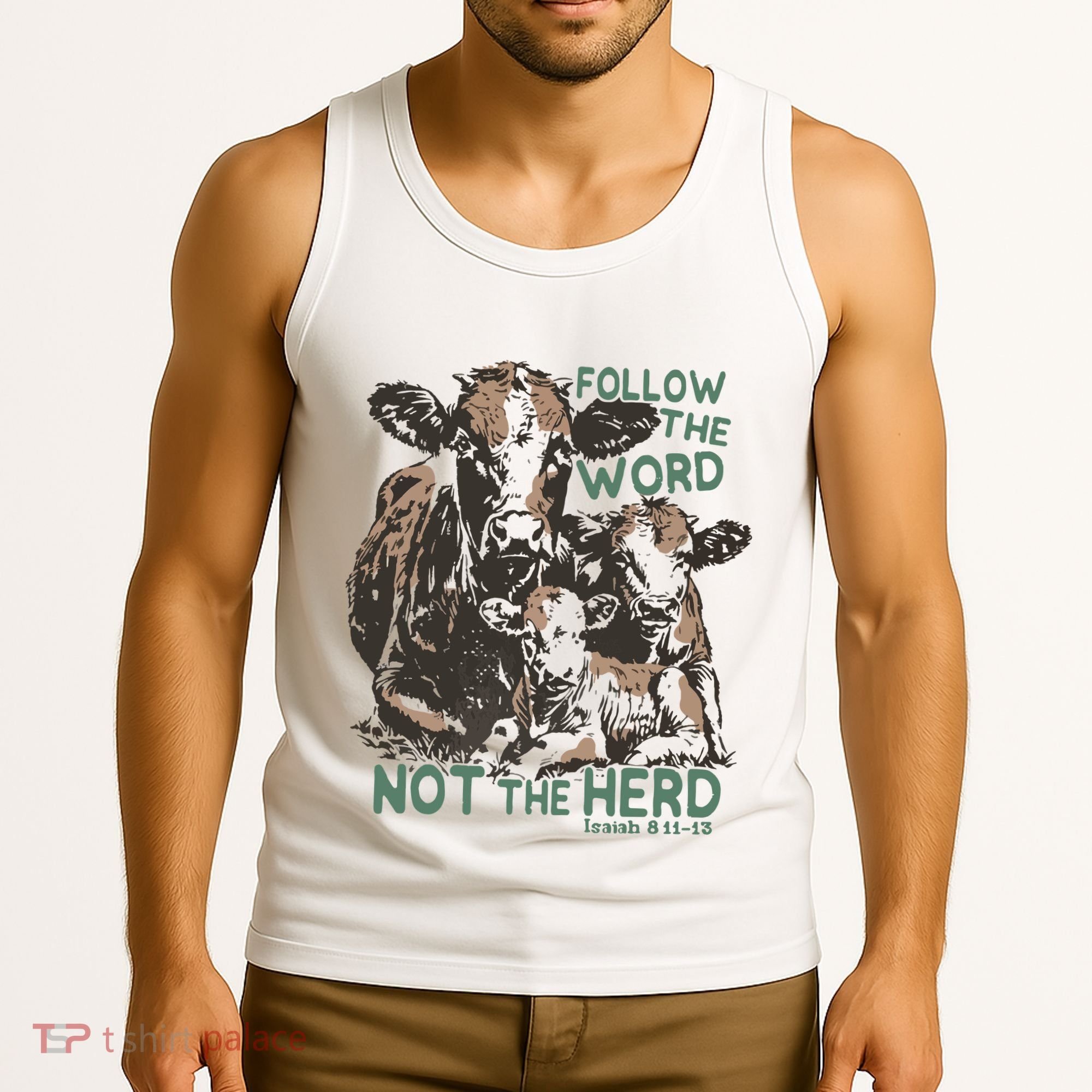 Follow The Word Not The Herd Tank Top