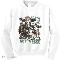 Follow The Word Not The Herd Kids Sweatshirt thumb 0