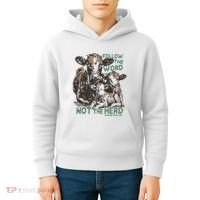 Follow The Word Not The Herd Kids Hoodie thumb 4