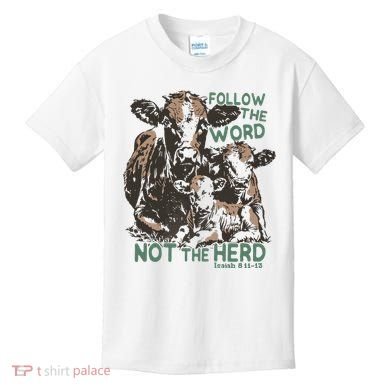 Follow The Word Not The Herd Kids T-Shirt