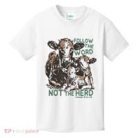 Follow The Word Not The Herd Kids T-Shirt thumb 0