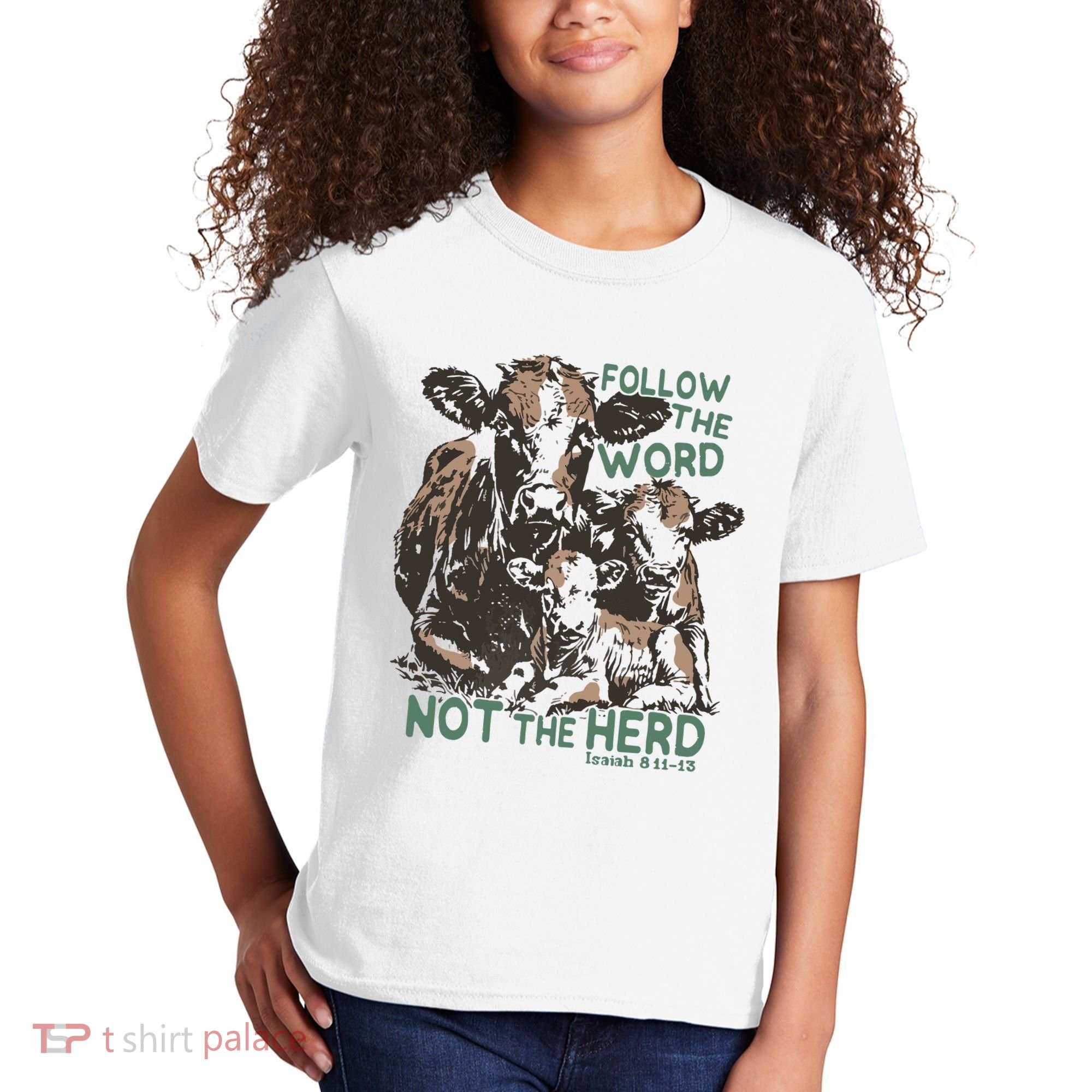 Follow The Word Not The Herd Kids T-Shirt