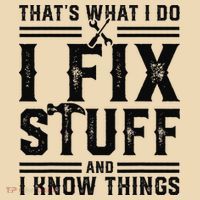 Funny That's What I Do I Fix Stuff And I Know Things   Tote Bag thumb 4