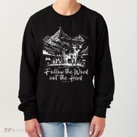 Follow The Word Not The Herd Women's Sweatshirt thumb 0