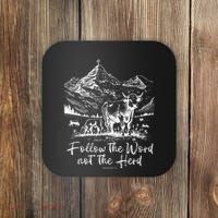 Follow The Word Not The Herd Coaster thumb 0