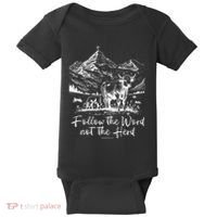 Follow The Word Not The Herd Baby Bodysuit thumb 0