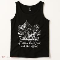 Follow The Word Not The Herd Tank Top thumb 2