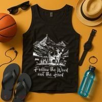 Follow The Word Not The Herd Tank Top thumb 4