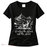 Follow The Word Not The Herd Women's T-Shirt thumb 0
