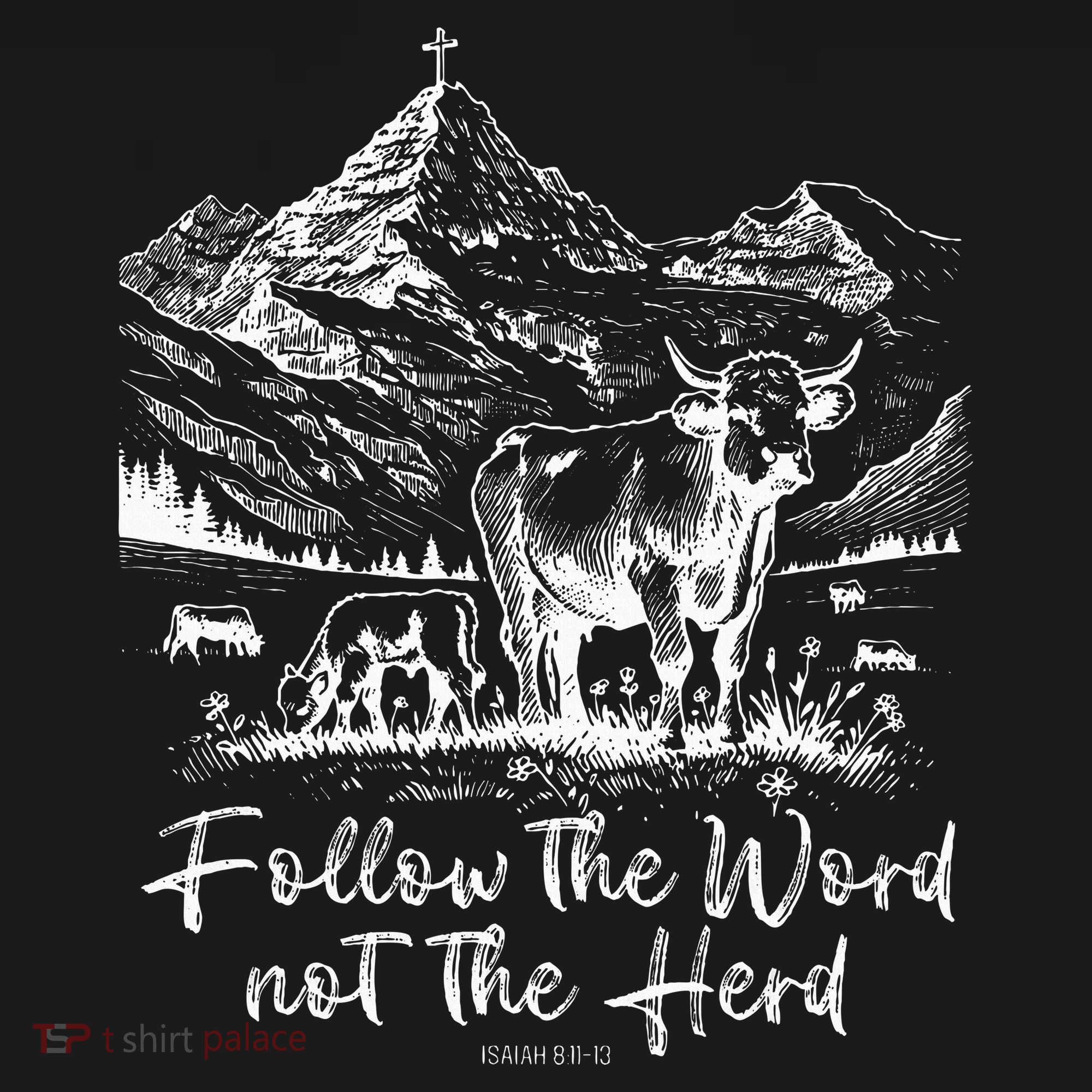 Follow The Word Not The Herd Kids Hoodie