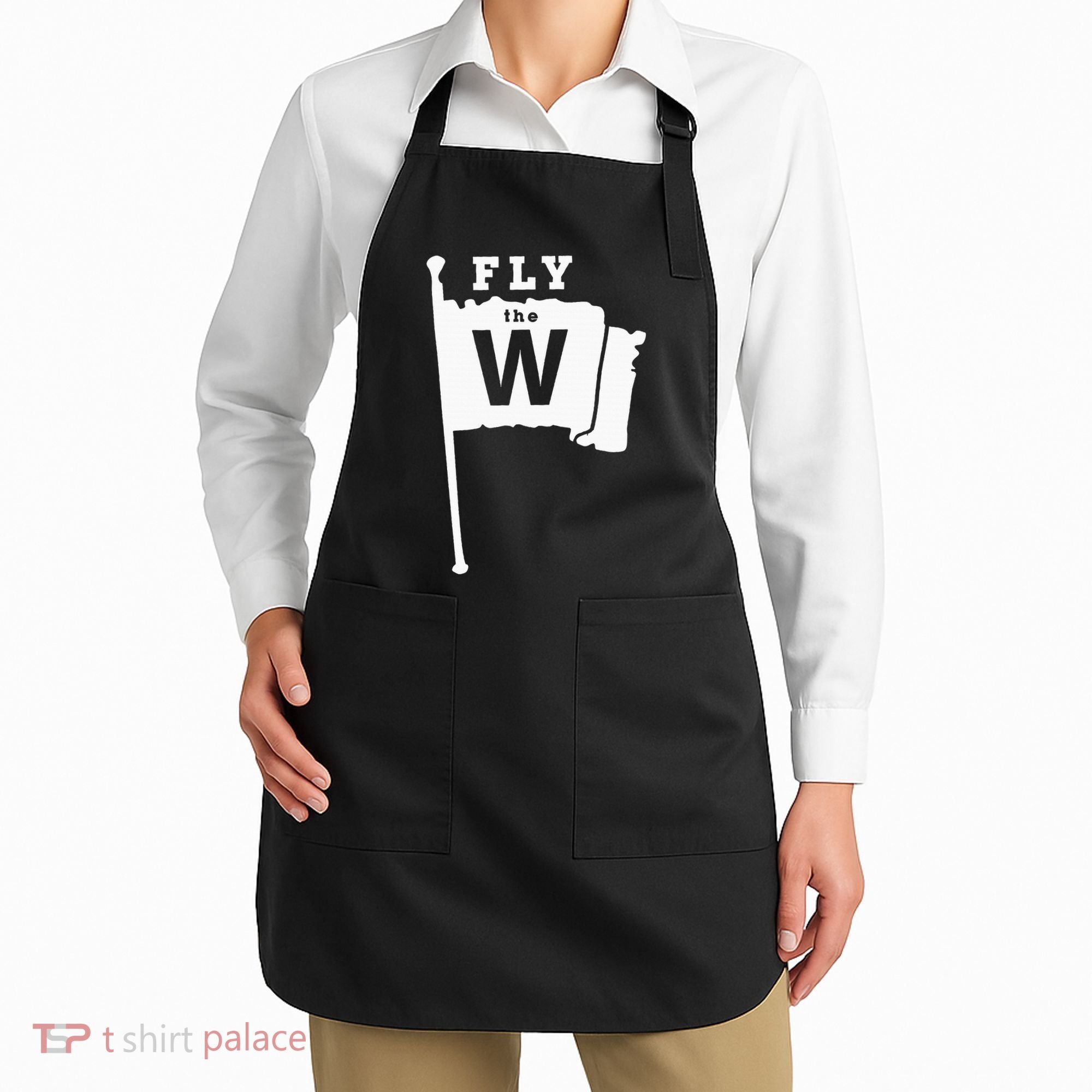 Fly The W Chicago Baseball Winning Flag Apron
