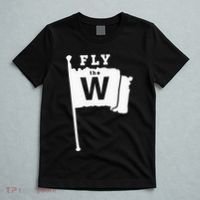 Fly The W Chicago Baseball Winning Flag T-Shirt thumb 5