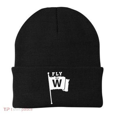 Fly The W Chicago Baseball Winning Flag Beanie
