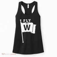 Fly The W Chicago Baseball Winning Flag Women's Tank Top thumb 0