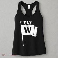 Fly The W Chicago Baseball Winning Flag Women's Tank Top thumb 3