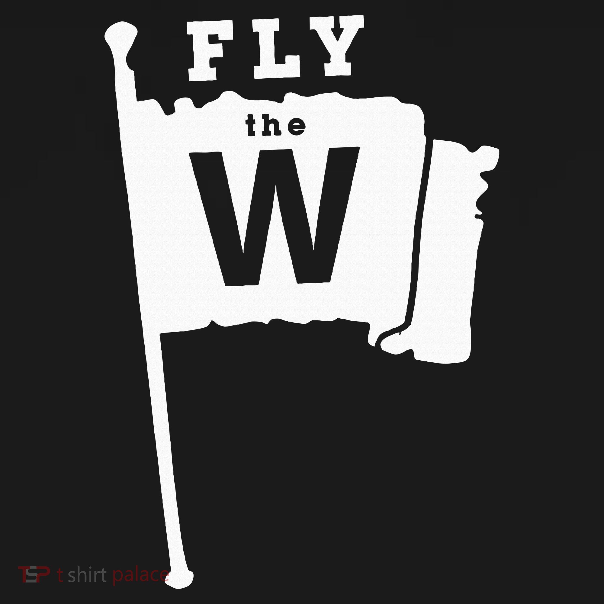 Fly The W Chicago Baseball Winning Flag Baby Bodysuit