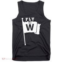Fly The W Chicago Baseball Winning Flag Tank Top thumb 0
