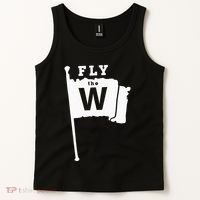 Fly The W Chicago Baseball Winning Flag Tank Top thumb 2