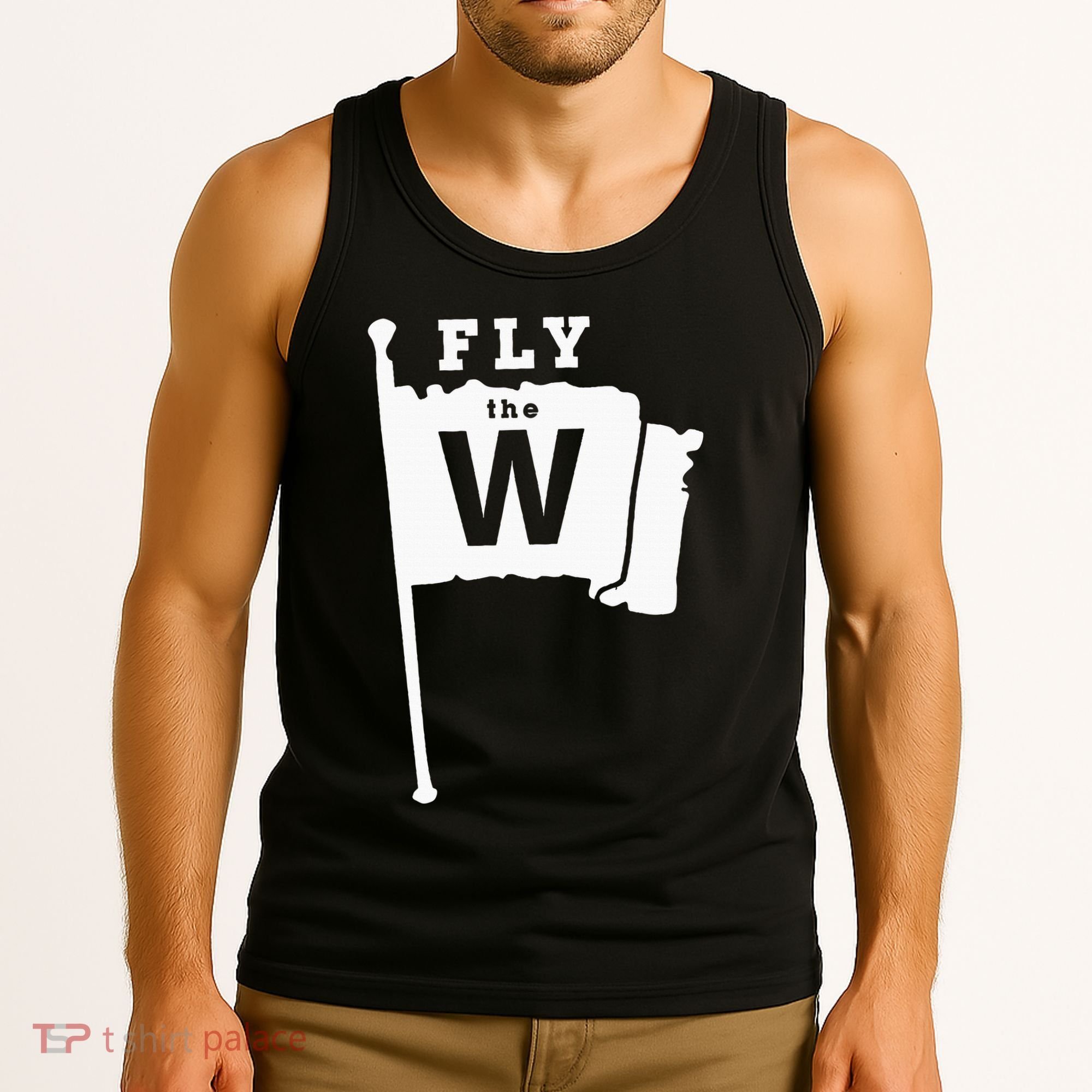 Fly The W Chicago Baseball Winning Flag Tank Top