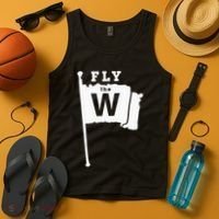 Fly The W Chicago Baseball Winning Flag Tank Top thumb 4