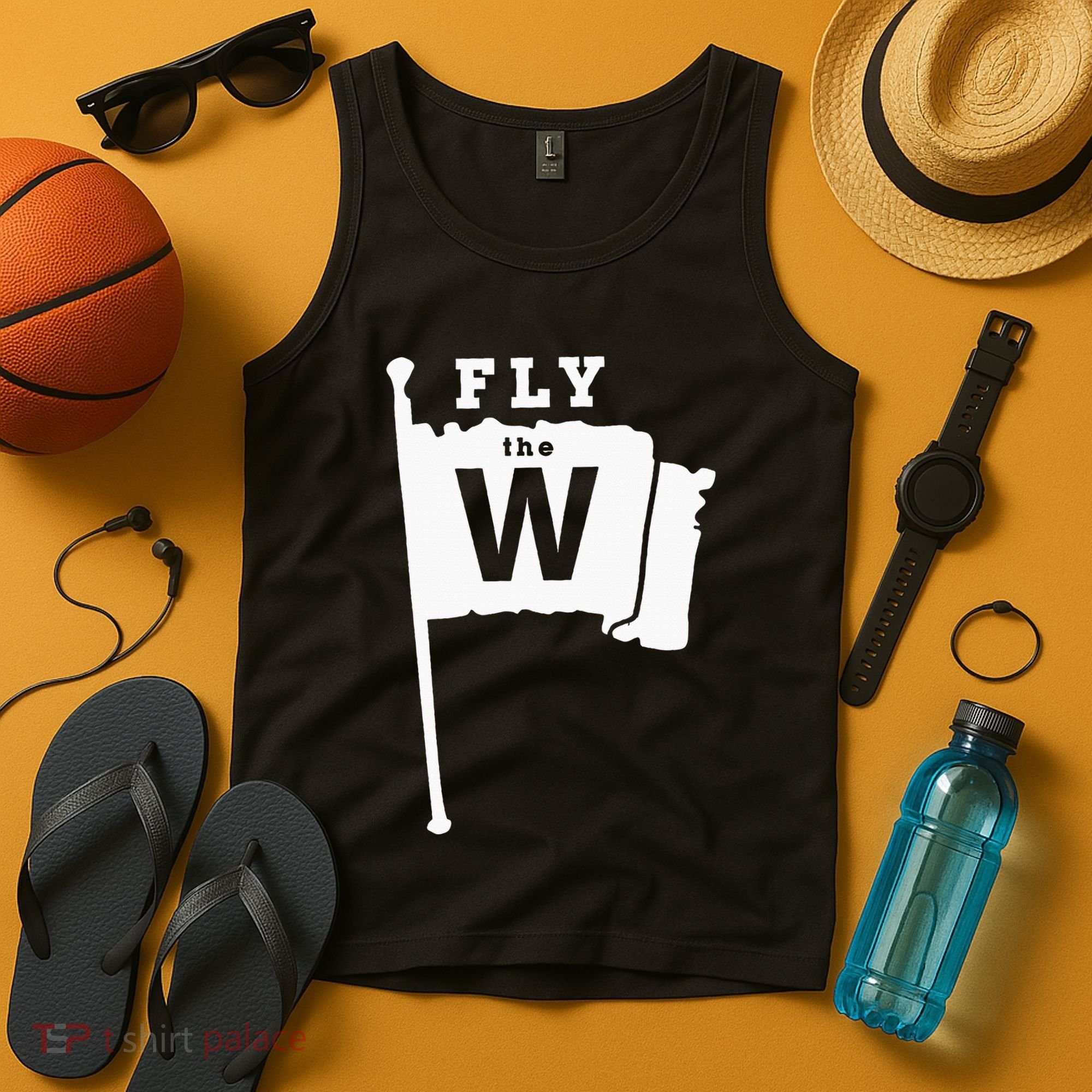 Fly The W Chicago Baseball Winning Flag Tank Top