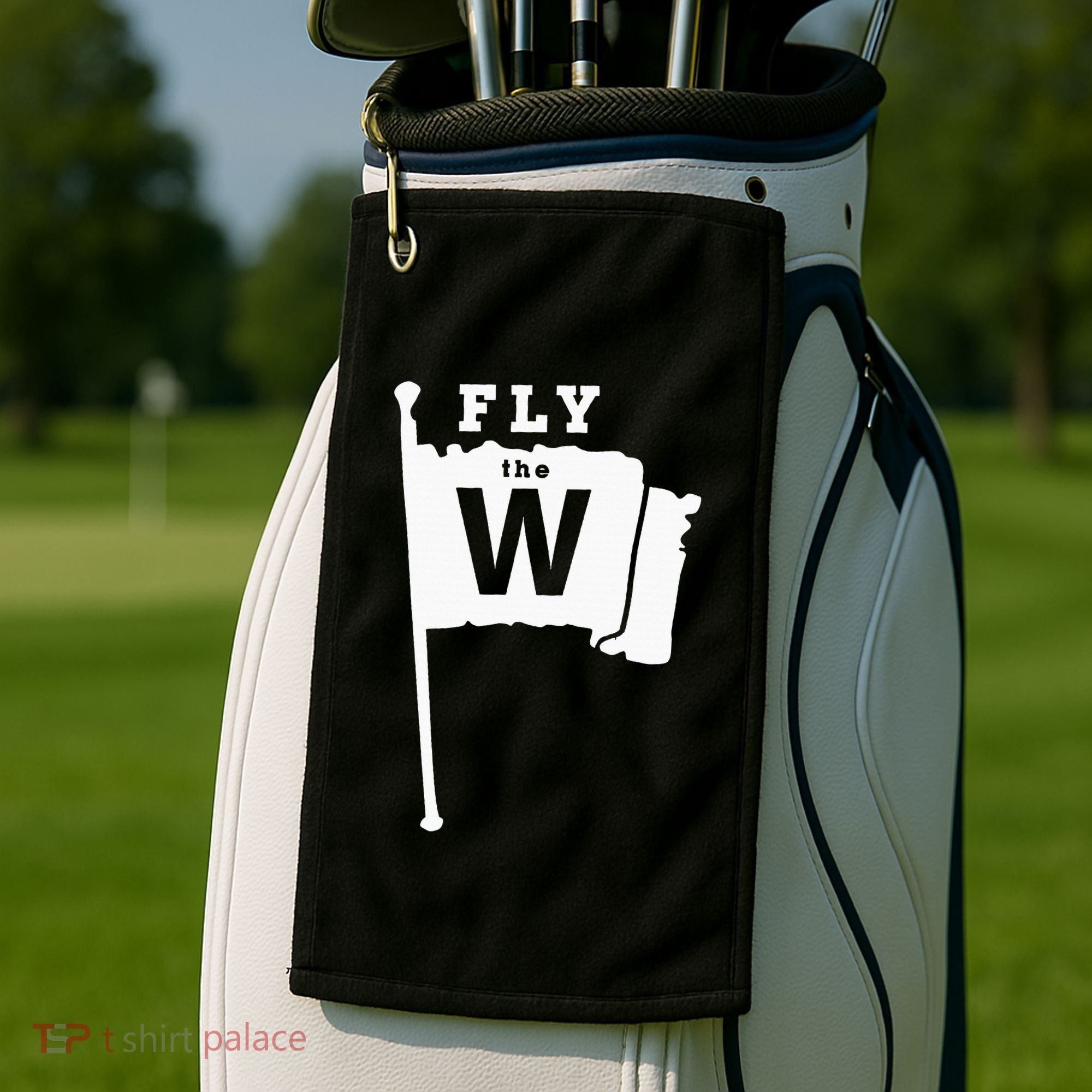 Fly The W Chicago Baseball Winning Flag Golf Towel