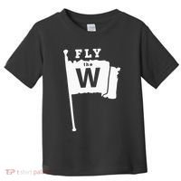Fly The W Chicago Baseball Winning Flag Toddler T-Shirt thumb 0