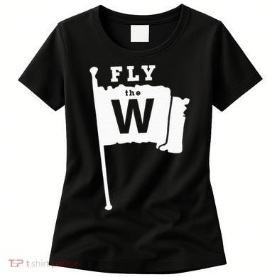 Fly The W Chicago Baseball Winning Flag Women's T-Shirt
