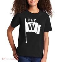Fly The W Chicago Baseball Winning Flag Kids T-Shirt thumb 2