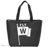 Fly The W Chicago Baseball Winning Flag Tote Bag thumb 0