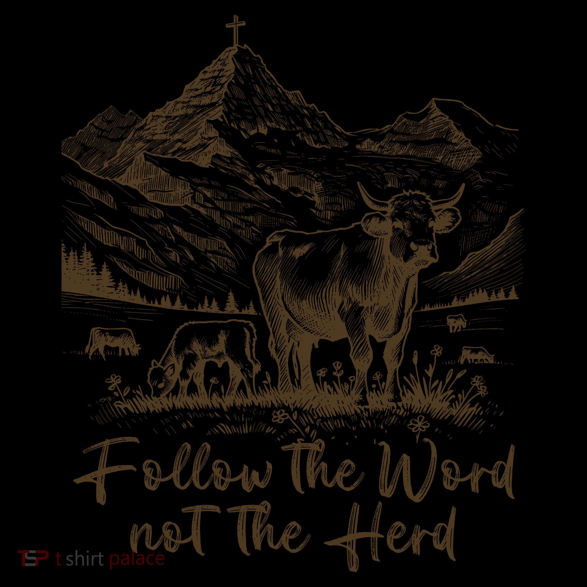 Follow The Word Not The Herd Coaster